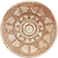 Bowl with Geometric Design