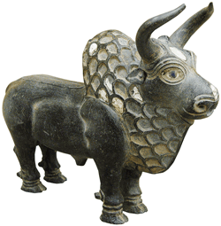 Rhyton in shape of a Zebu