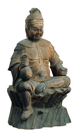 Daikokuten (Skt., Mahākāla) with One Leg Pendant