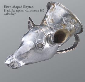 Fawn-shaped Rhyton
Black Sea region, 4th century BC
Gilt silver