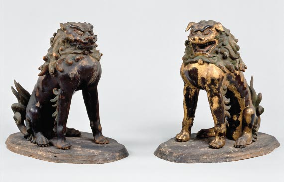 Important Cultural Property
Pair of Shishi