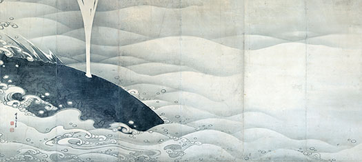 By Itō Jakuchū (1716–1800)
Whale and Elephant
Dated 1797 
MIHO MUSEUM
Exhibited from July 4 to August 30