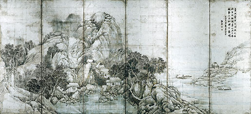 By Yosa Buson (1716–1783)
Landscape
Dated 1782
MIHO MUSEUM
Exhibited from July 4 to August 30