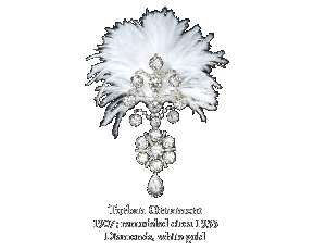 Turban Ornament
1907; remodeled circa 1935
Diamonds, white gold