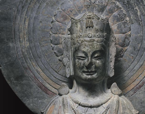 Bodhisattva with cicada crown
China, Eastern Wei dynasty, 534 to 550
Shandong Museum