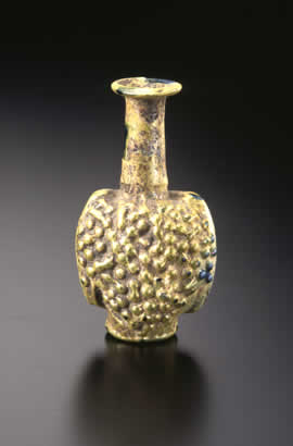 Bottle with Grape Motif