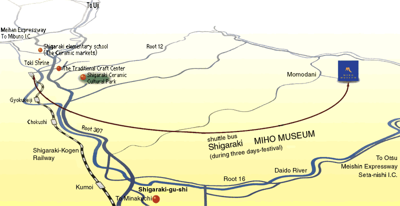 Shigaraki Ceramic Festival Map