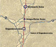 Shigaraki-no-miya map