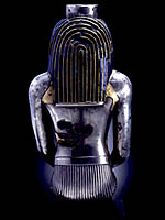 Statue de divinit  tte de faucon